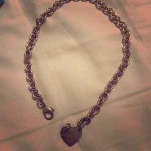 Tiffany and Co heart choker